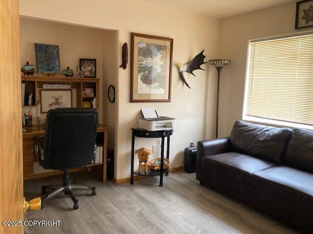 50470 Maranatha Ln, Nikiski/North Kenai, AK 99611 - office space featuring wood finished floors