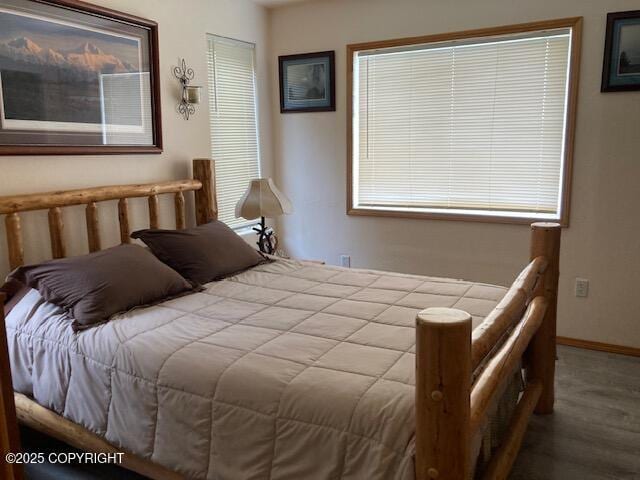 50470 Maranatha Ln, Nikiski/North Kenai, AK 99611 - bedroom with wood finished floors and baseboards