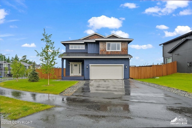 2987 Morgan Loop, Anchorage, AK 99516 - view of front facade with asphalt driveway and a garage