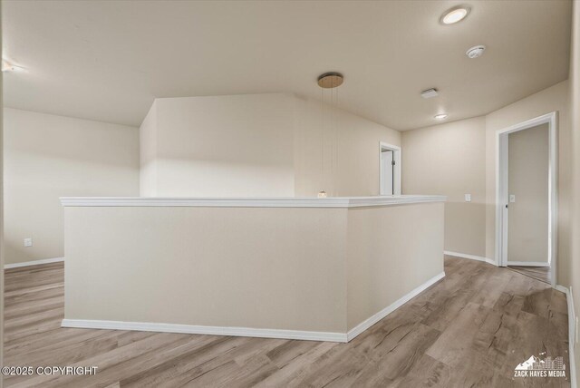 2987 Morgan Loop, Anchorage, AK 99516 - hallway featuring light wood-style floors and recessed lighting