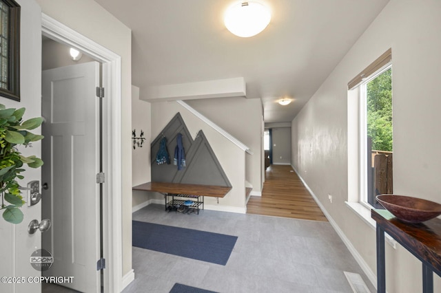 13378 Rosser Dr, Eagle River, AK 99577 - foyer entrance featuring stairs and tile patterned floors