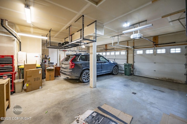 13378 Rosser Dr, Eagle River, AK 99577 - garage with a garage door opener