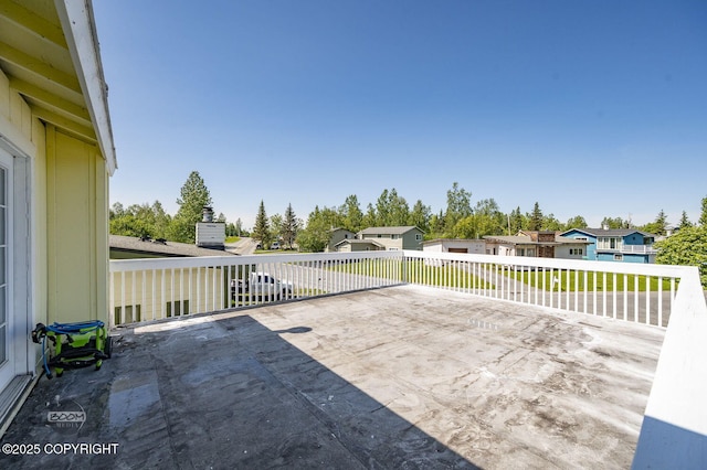 8100 E 20th Ave, Anchorage, AK 99504 - view of patio / terrace with a residential view