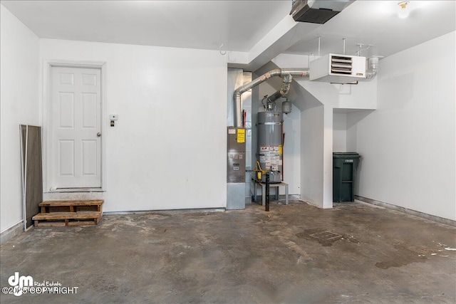5621 Sapphire Loop Unit 18A, Anchorage, AK 99504 - basement with water heater and a heating unit