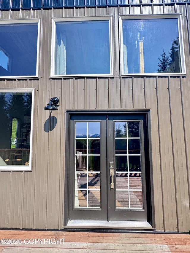 36339 Maria Rd, Homer, AK 99603 - doorway to property with french doors