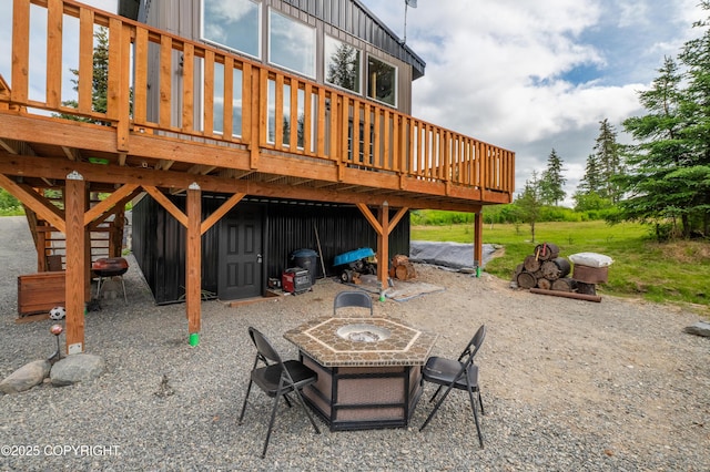36339 Maria Rd, Homer, AK 99603 - view of patio featuring a wooden deck