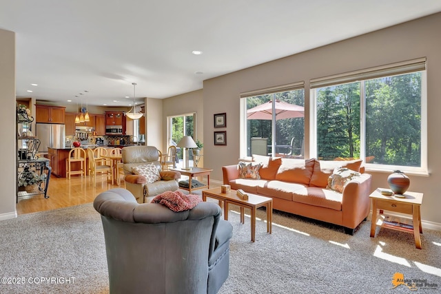 2842 Ensign Dr, Anchorage, AK 99515 - living room featuring recessed lighting
