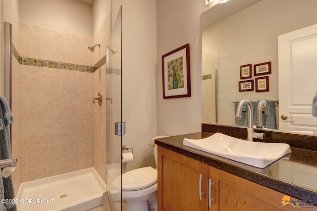 2842 Ensign Dr, Anchorage, AK 99515 - full bathroom with a stall shower and vanity