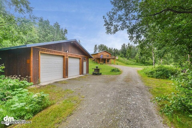 4600 N Slumber Dr, Palmer, AK 99645 - view of detached garage