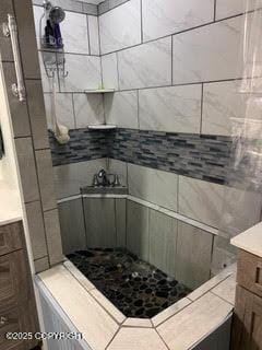 18905 Langille Rd, Cooper Landing, AK 99572 - bathroom featuring a tile shower