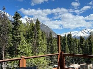 18905 Langille Rd, Cooper Landing, AK 99572 - mountain view featuring a forest