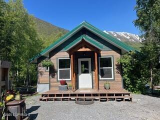 18905 Langille Rd, Cooper Landing, AK 99572 - view of front facade featuring a mountain view