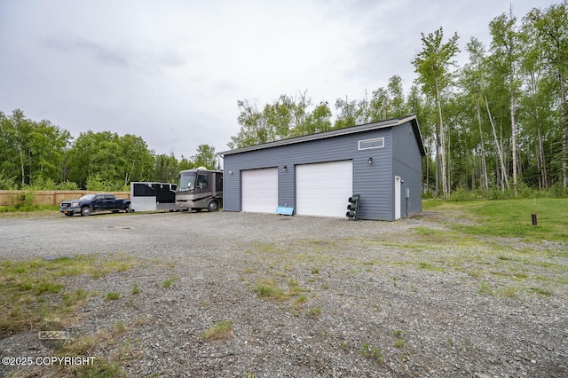1169 W Trumpeter Swan Dr, Wasilla, AK 99623 - view of detached garage