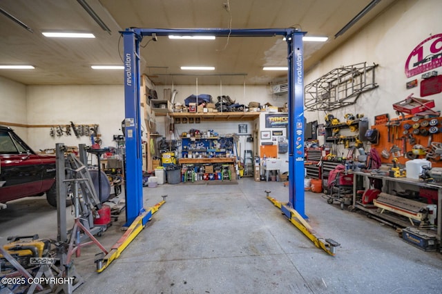 1169 W Trumpeter Swan Dr, Wasilla, AK 99623 - garage with a workshop area