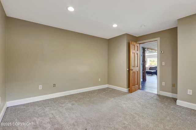 3108 Misty Mountain Rd, Eagle River, AK 99577 - empty room featuring carpet flooring and recessed lighting