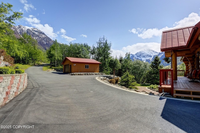 3108 Misty Mountain Rd, Eagle River, AK 99577 - view of asphalt road featuring a mountain view