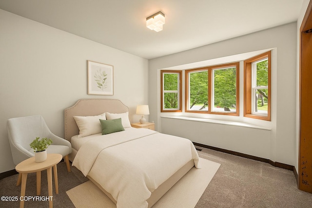 10010 Colville St, Eagle River, AK 99577 - carpeted bedroom featuring baseboards