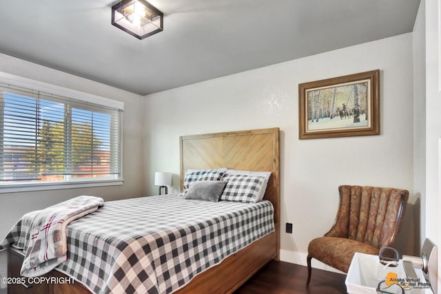 2309 Success Dr, Anchorage, AK 99504 - bedroom featuring wood finished floors and baseboards