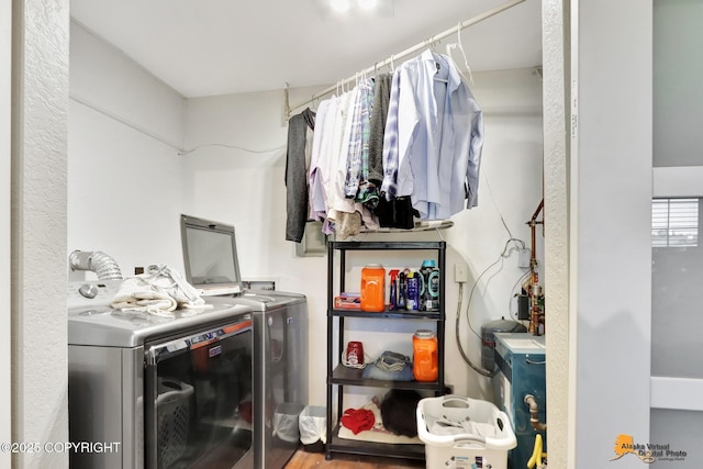 2309 Success Dr, Anchorage, AK 99504 - washroom with separate washer and dryer