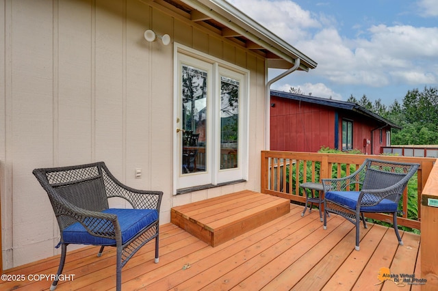 8630 E 17th Ave, Anchorage, AK 99504 - view of deck