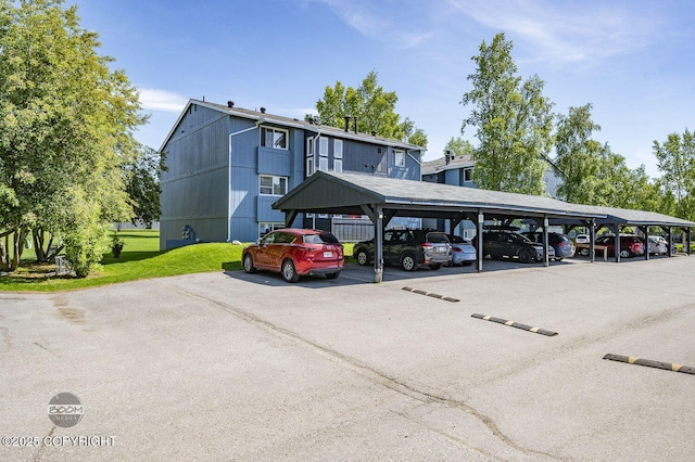 1675 Sitka St # 102, Anchorage, AK 99501 - view of covered parking lot