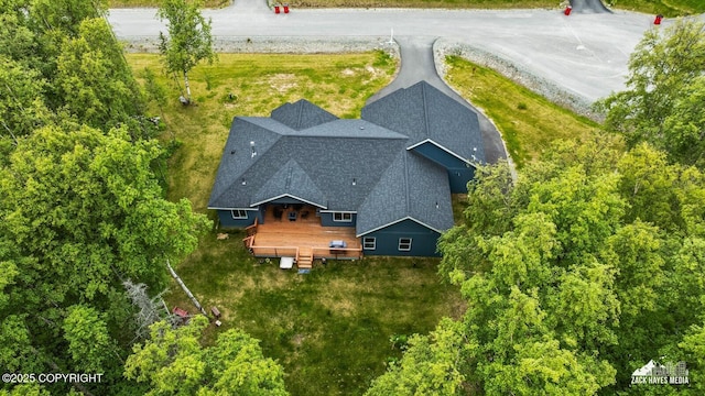 8028 E Yarn Spinner Cir, Palmer, AK 99645 - aerial view of property and surrounding area