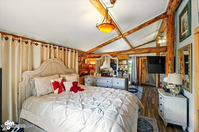 71252 Siri, Anchor Point, AK 99556 - bedroom with dark wood-style floors