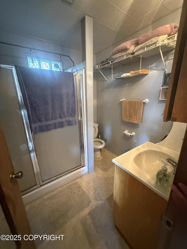 406 Mitkof Hwy, Petersburg, AK 99833 - bathroom with vanity and a shower stall