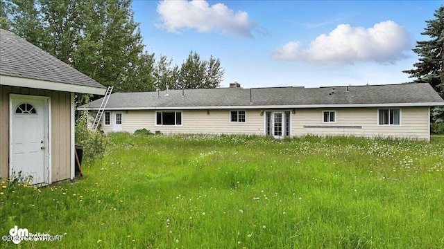 701 N Luke St, Wasilla, AK 99654 - rear view of house with a shed