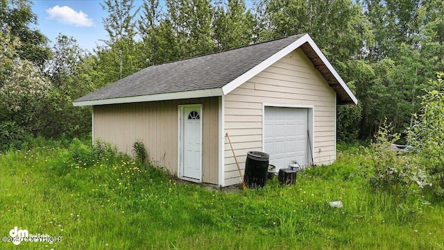 701 N Luke St, Wasilla, AK 99654 - view of detached garage