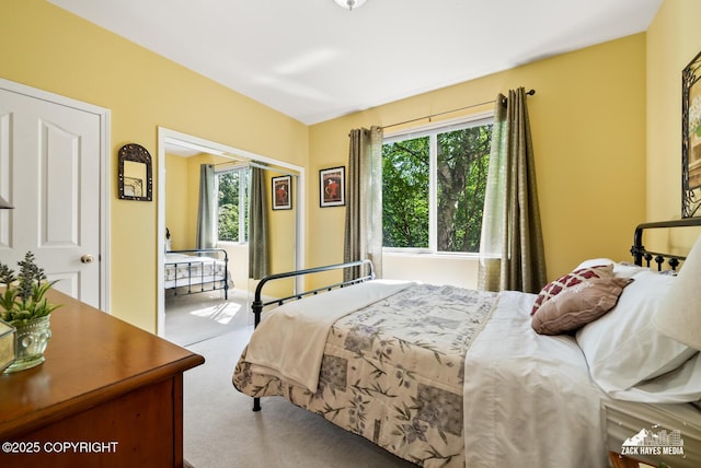10100 Zermatt Cir, Anchorage, AK 99507 - bedroom featuring multiple windows and carpet flooring