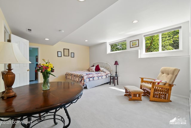 10100 Zermatt Cir, Anchorage, AK 99507 - bedroom featuring carpet floors and recessed lighting