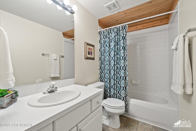 10100 Zermatt Cir, Anchorage, AK 99507 - full bathroom with vanity and shower / tub combo with curtain