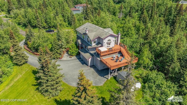 10100 Zermatt Cir, Anchorage, AK 99507 - view of subject property with a forest