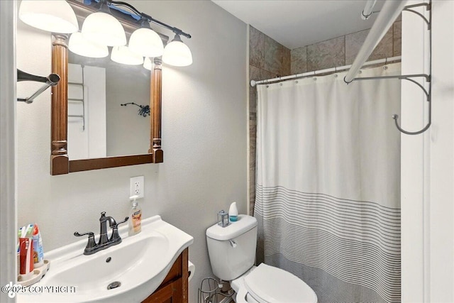 1708 Wesbet Ct, Kenai, AK 99611 - bathroom featuring vanity and a shower with shower curtain