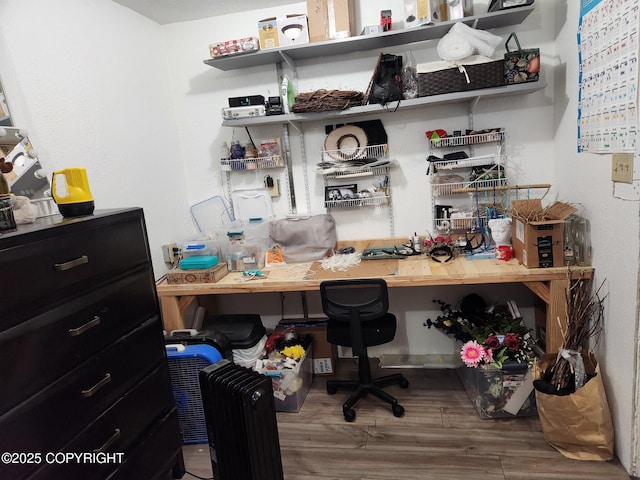1245 N Miller Cir, Houston, AK 99623 - office with wood finished floors