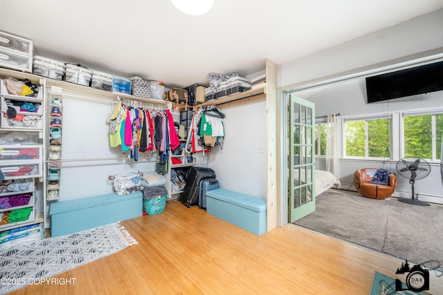 3501 N Calder Rd, Wasilla, AK 99654 - walk in closet featuring wood finished floors