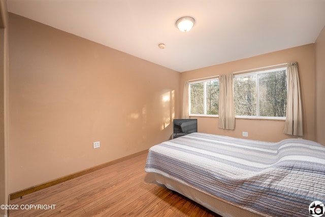 12230 Nautical Ave, Seward, AK 99664 - bedroom featuring wood finished floors and baseboards