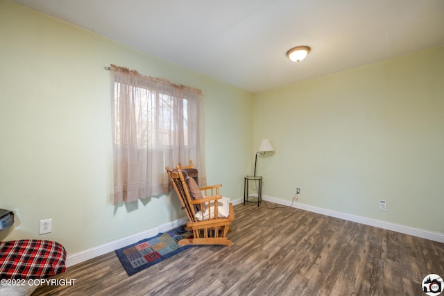 12230 Nautical Ave, Seward, AK 99664 - sitting room with wood finished floors and baseboards