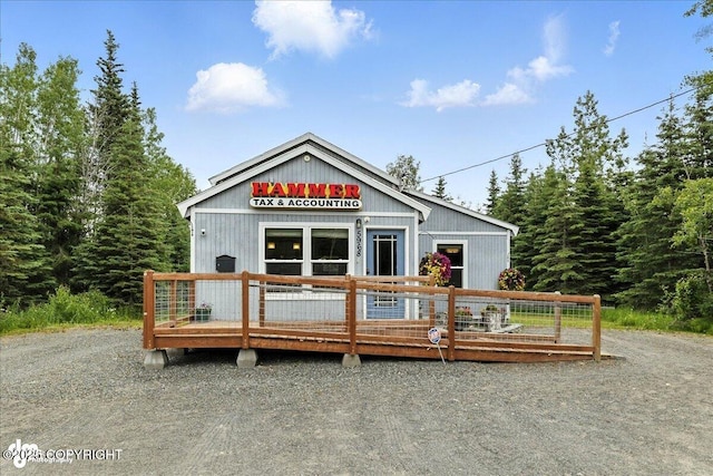 5968 Kenai Spur Highway, Kenai, AK 99611 - view of front facade featuring a deck