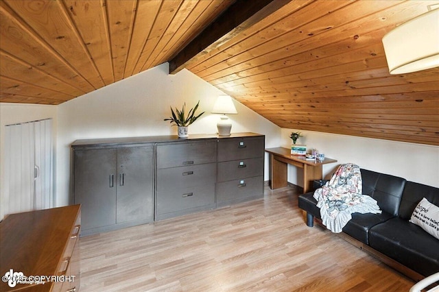 5968 Kenai Spur Highway, Kenai, AK 99611 - sitting room featuring light wood-style floors and wooden ceiling