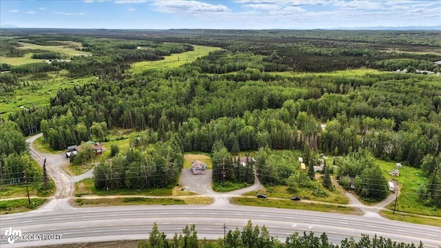 5968 Kenai Spur Highway, Kenai, AK 99611 - drone / aerial view of a heavily wooded area