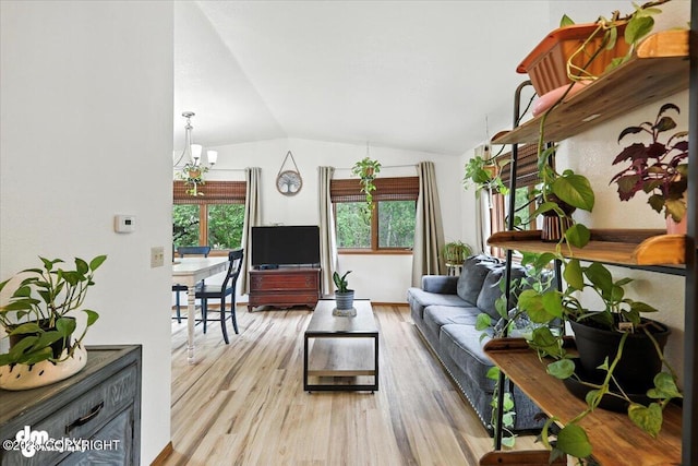 3800 E Birch View Dr, Wasilla, AK 99654 - living room with lofted ceiling and light wood-style floors