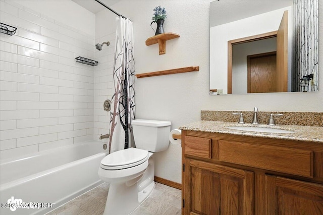 3800 E Birch View Dr, Wasilla, AK 99654 - bathroom featuring vanity and shower / bath combo