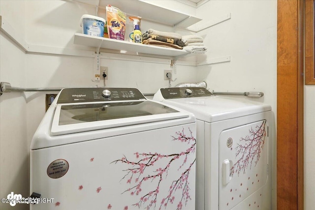 3800 E Birch View Dr, Wasilla, AK 99654 - laundry area with independent washer and dryer