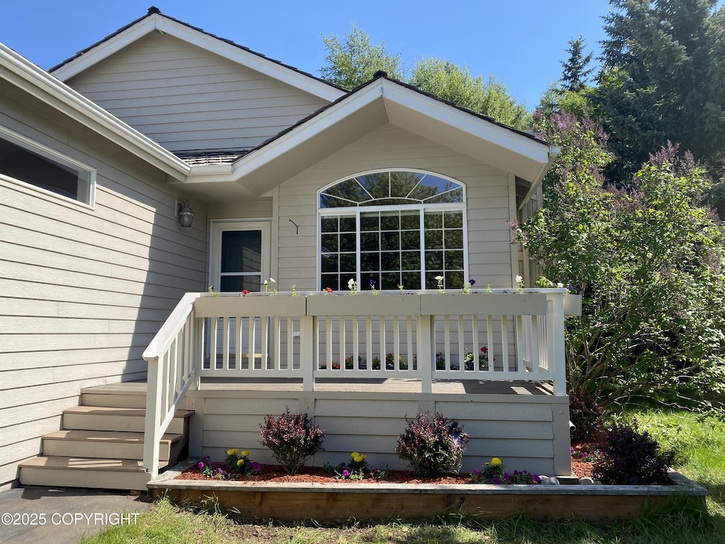 11835 Spyglass Cir, Anchorage, AK 99515 - view of front of house