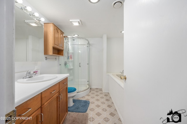 1160 E Susitna Dr, Wasilla, AK 99654 - bathroom with a shower stall, vanity, and a garden tub
