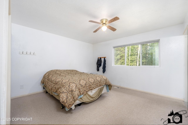 1160 E Susitna Dr, Wasilla, AK 99654 - carpeted bedroom with a ceiling fan
