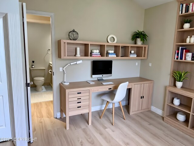 4310 Ambler Cir, Anchorage, AK 99504 - office with light wood-style flooring