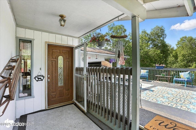 19360 Chugach Park Dr, Chugiak, AK 99567 - entrance to property featuring board and batten siding